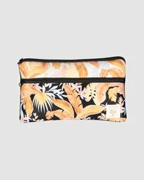 Hot Sale 😍 Billabong 👧 Girls' Tropical Punch Pencil Case BLACK ✔️