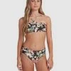 Cheap 💯 Billabong Love Palms Bandeau 👙 Bikini Set BLACK 🥰 -Color of the season Shop ubgx100106 billabongw blk frt1