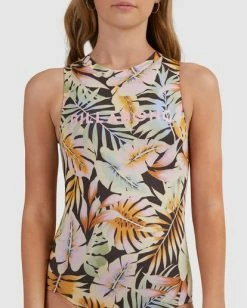 Flash Sale ⌛ Billabong 👧 Girls' Postcards Dancer One-Piece 🩱 Swimsuit MULTI 😀 -Color of the season Shop ubgx100110 billabongw mul dtl1 1