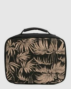 Cheapest 💯 Billabong Shaded Palms Insulated Lunch Box OFF BLACK 🔥 -Color of the season Shop ubjaa00138 billabongp ofb bck1 1