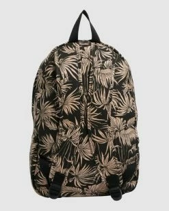 Brand new 😍 Billabong Shaded Palms Canvas 🎒 Backpack OFF BLACK ✔️ -Color of the season Shop ubjbp00126 billabongp ofb bck1 1