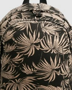 Brand new 😍 Billabong Shaded Palms Canvas 🎒 Backpack OFF BLACK ✔️ -Color of the season Shop ubjbp00126 billabongp ofb dtl2 1