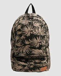 Brand new 😍 Billabong Shaded Palms Canvas 🎒 Backpack OFF BLACK ✔️
