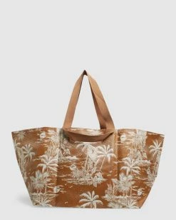 Buy ⭐ Billabong X Kollab Oversized Beach Bag RUST 🛒 -Color of the season Shop ubjbt00185 billabongp cnh0 bck1 1