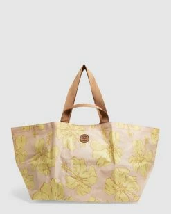 Cheap 🥰 Billabong X Kollab Oversized Beach Bag PEACH 😉 -Color of the season Shop ubjbt00186 billabongp pea frt1 1