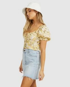 Promo 😀 Billabong So Lucky Denim Mini 👗 Skirt AGED INDIGO 🔔 -Color of the season Shop ubjdk00100 billabongw agi sd1 1