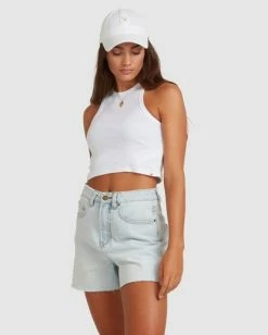 Buy 🥰 Billabong Jessie Tank Top BLACK 👏 -Color of the season Shop ubjkt00115 billabongw wht frt2 1