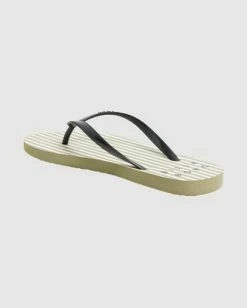 Wholesale ✨ Billabong Serene Stripe Thong 🩴 Sandals SAGE 👏 -Color of the season Shop ubjl100009 billabongp sag bck1 1