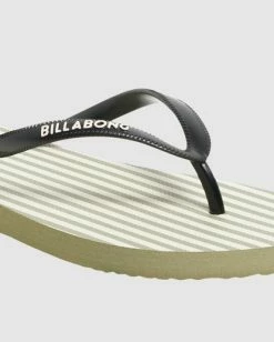 Wholesale ✨ Billabong Serene Stripe Thong 🩴 Sandals SAGE 👏 -Color of the season Shop ubjl100009 billabongp sag dtl1 1