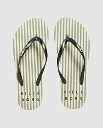 Wholesale โจ Billabong Serene Stripe Thong ๐ฉด Sandals SAGE ๐