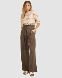 Deals 😉 Billabong Sand Wash Straight-Leg Pants TOBACCO 👍