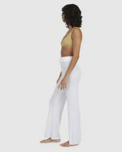 Top 10 👍 Billabong Sun Soaked Knit Pants WHITE ⌛ -Color of the season Shop ubjnp00138 billabongw wht sd1 1