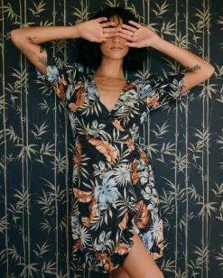 Wholesale π Billabong My Babylon Wrap π Dress BLACK π₯° 26 Wholesale π Billabong My Babylon Wrap π Dress BLACK π₯° -Color of the season Shop ubjwd00154 billabongl blk frt1 1