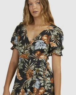 Wholesale π Billabong My Babylon Wrap π Dress BLACK π₯° 33 Wholesale π Billabong My Babylon Wrap π Dress BLACK π₯° -Color of the season Shop ubjwd00154 billabongw blk dtl1 1