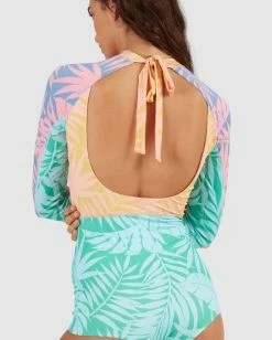 Cheapest 🛒 Billabong Mystic Beach Long Sleeve 🩱 Swimsuit MULTI ✨ -Color of the season Shop ubjwr00116 billabongw mul dtl1 1
