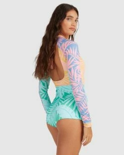 Cheapest 🛒 Billabong Mystic Beach Long Sleeve 🩱 Swimsuit MULTI ✨ -Color of the season Shop ubjwr00116 billabongw mul sd2 1