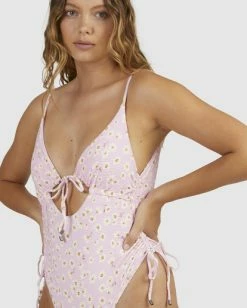 Best Sale 💯 Billabong Daisy Craze Eden One-Piece 🩱 Swimsuit PINK LADY ✨ -Color of the season Shop ubjx100129 billabongw mee0 dtl1 1