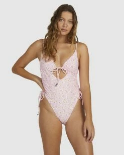 Best Sale 💯 Billabong Daisy Craze Eden One-Piece 🩱 Swimsuit PINK LADY ✨ -Color of the season Shop ubjx100129 billabongw mee0 frt1 1