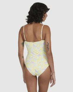 Wholesale 🔥 Billabong Tempest Cut-Out One Piece 🩱 Swimsuit LEMON LIME ⌛ -Color of the season Shop ubjx100145 billabongw lml bck1 1