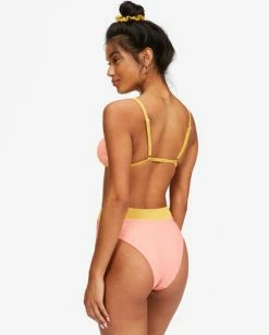 Hot Sale 🛒 Billabong Hi Life Billie Bralette 👙 Bikini Top SUNBURST ✔️ -Color of the season Shop ubjx300156 billabongw srt bck1 1