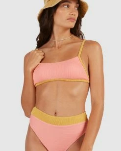 Hot Sale 🛒 Billabong Hi Life Billie Bralette 👙 Bikini Top SUNBURST ✔️ -Color of the season Shop ubjx300156 billabongw srt dtl1 1
