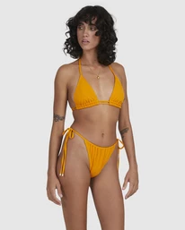 Best deal 👍 Billabong Love Myself Liv Slide Tall Triangle 👙 Bikini Top AMBER 🧨