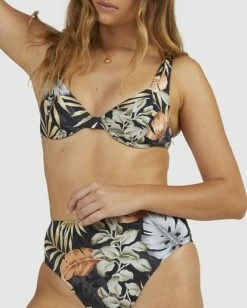 Buy 🥰 Billabong My Babylon High Maui Rider 👙 Bikini Bottoms BLACK 🌟 -Color of the season Shop ubjx400163 billabongw blk dtl1 1