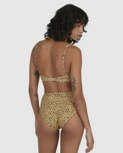 Best reviews of 🛒 Billabong Well Spotted Leopard Print Hawaii Retro 👙 Bikini Bottoms GOLD DUST 🧨 -Color of the season Shop ubjx400188 billabongw gdd frt1 1