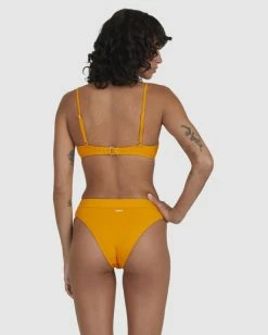 Promo 🎉 Billabong Love Myself Maui Rider High-Rise 👙 Bikini Bottoms AMBER ✔️ -Color of the season Shop ubjx400265 billabongw amb bck1 1