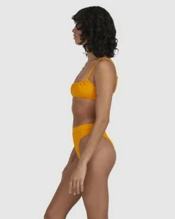 Promo 🎉 Billabong Love Myself Maui Rider High-Rise 👙 Bikini Bottoms AMBER ✔️ -Color of the season Shop ubjx400265 billabongw amb sd1 1