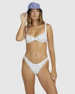 Outlet ❤️ Billabong Chiquita Hike 👙 Bikini Bottoms WHITE 🧨 -Color of the season Shop ubjx400282 billabongw wht frt1 1