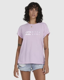Outlet 🌟 Billabong One Wave Burnout T-Shirt ORCHID 🔔