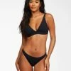 Promo ❤️ Billabong Sol Searcher High Point Tri 👙 Bikini Top BLACK PEBBLE 👏 -Color of the season Shop xt752bso billabongw bpb frt1