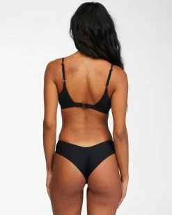 Best Sale 🔥 Billabong Sol Searcher Twist 👙 Bikini Top BLACK PEBBLE ✔️ -Color of the season Shop xt782bso billabongw bpb bck1 1